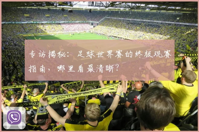 专访揭秘：足球世界赛的终极观赛指南，哪里看最清晰？